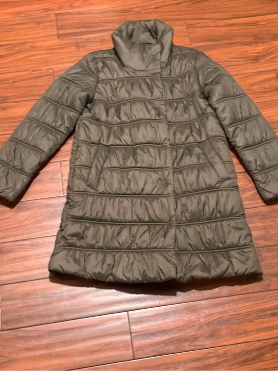 Eileen Fisher Jackets & Blazers - Eileen Fisher Petite Down Jacket in Olive